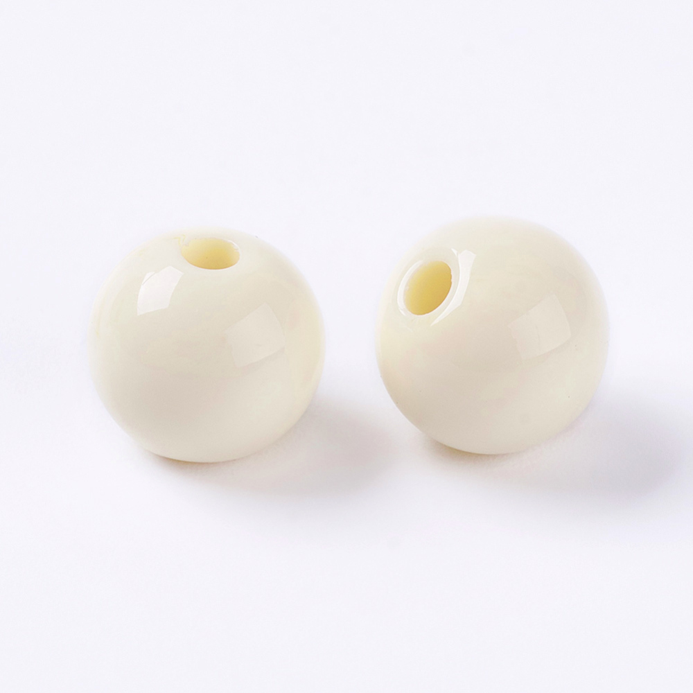 Plastové korálky 10mm, 50 ks