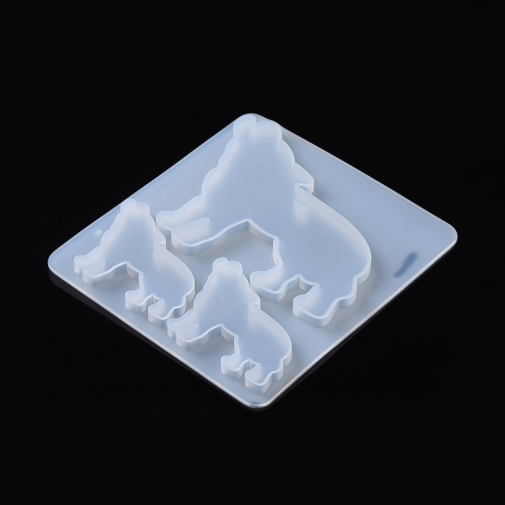Silikónová forma Vlk 96x89x5.5mm, 1 ks