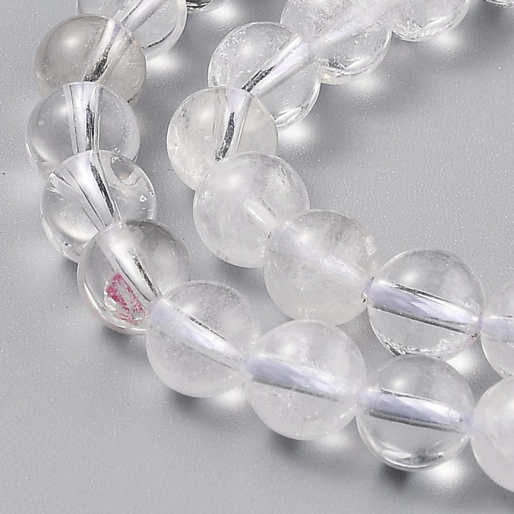 Kremeň korálky 8mm, 46 ks