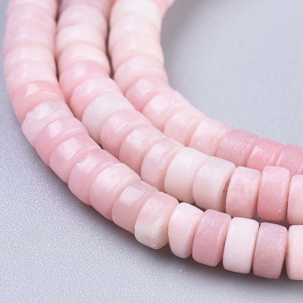 Ružový Opál Korálky 4x2mm, 160 ks