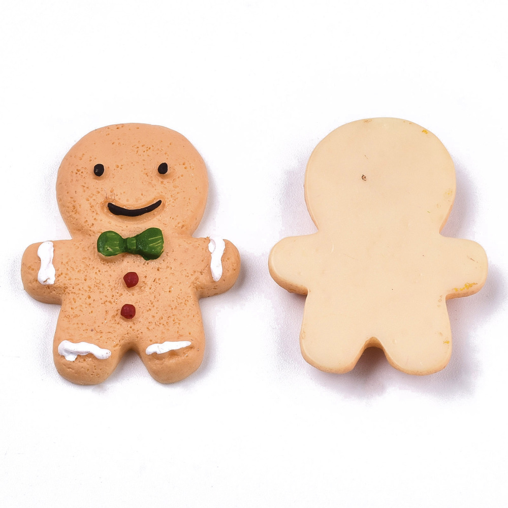 Plastové vianočné ozdoby Medovník 31x24x5mm, 10 ks