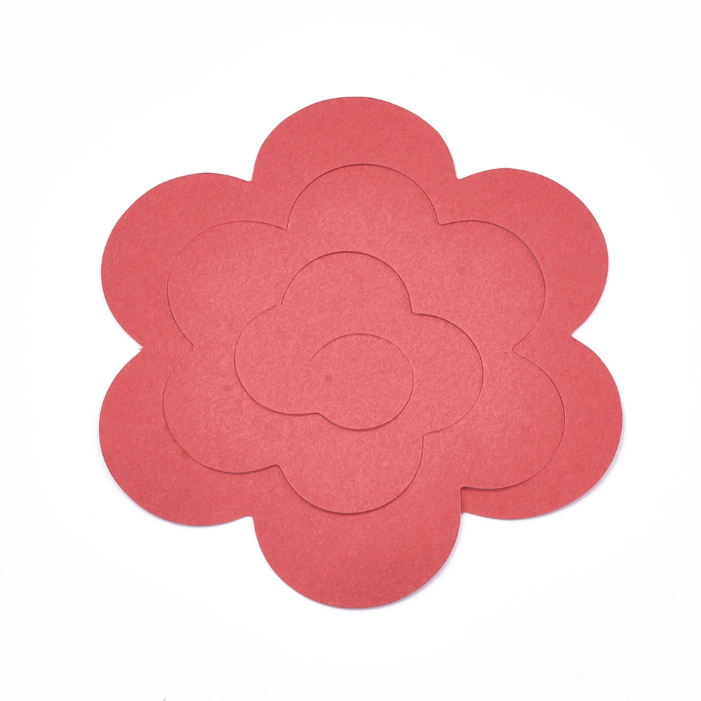Quilling pásiky na kvetinky 52-75x52-69mm, 20ks / sada