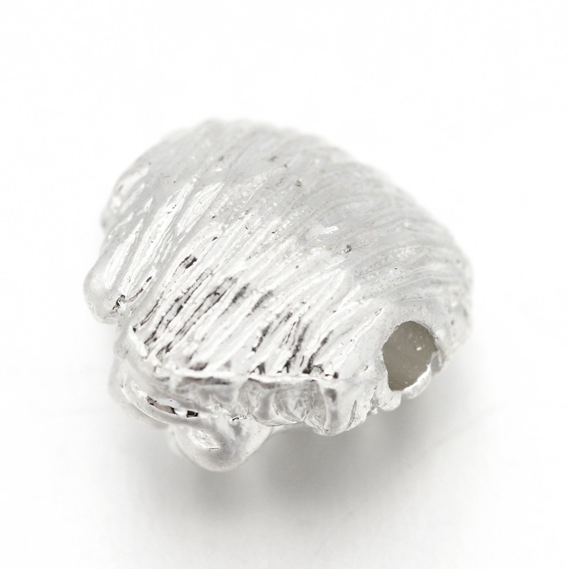 Kovová korálka Lev 12x13x9.5mm, 5 ks