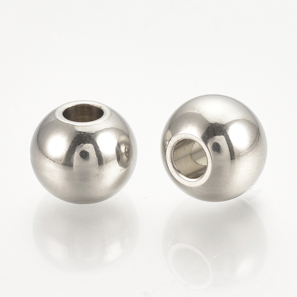 Korálky z 304 nerezovej ocele 5x4mm, 20 ks