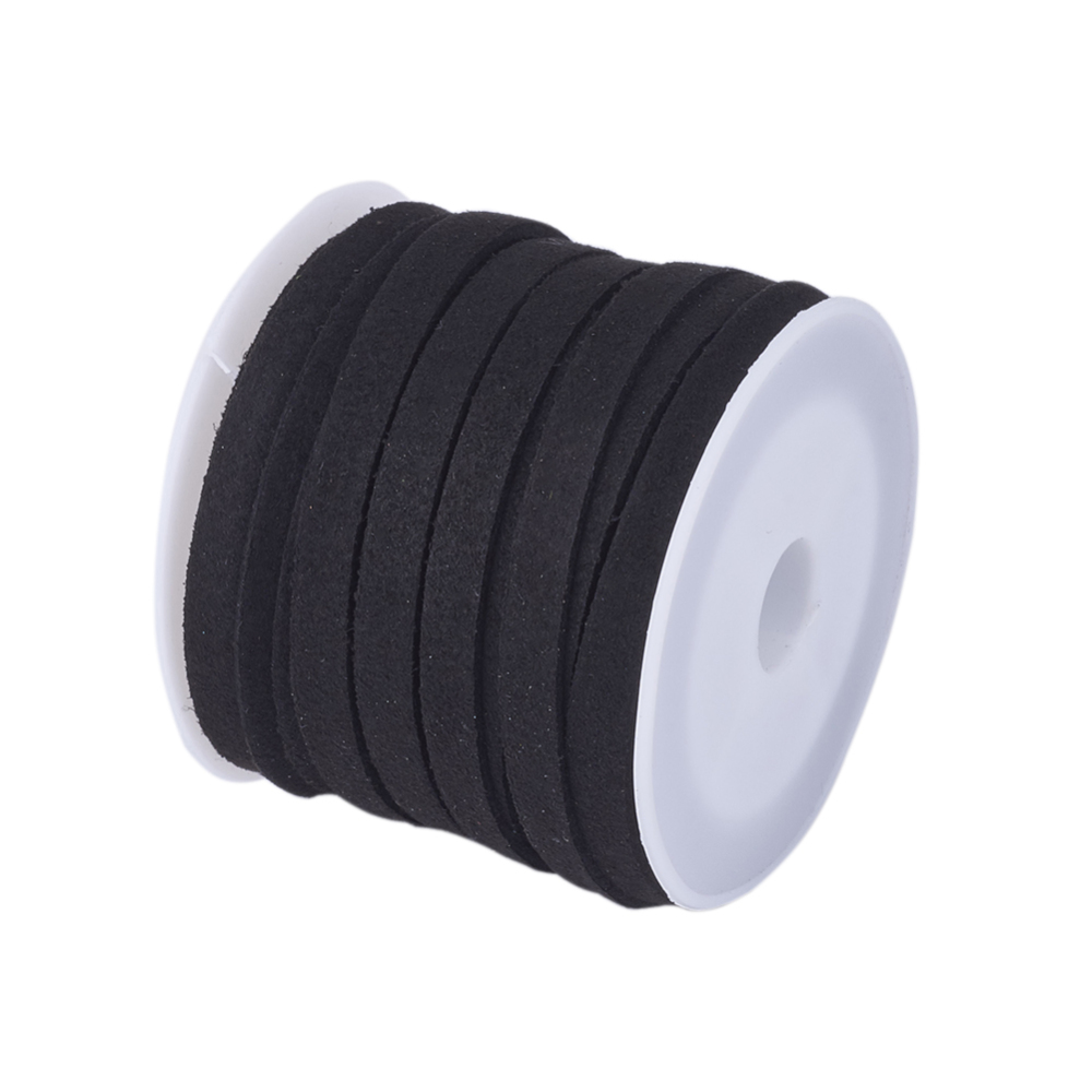 Semišová šnúra imitácia 5mm, 5m / rolka