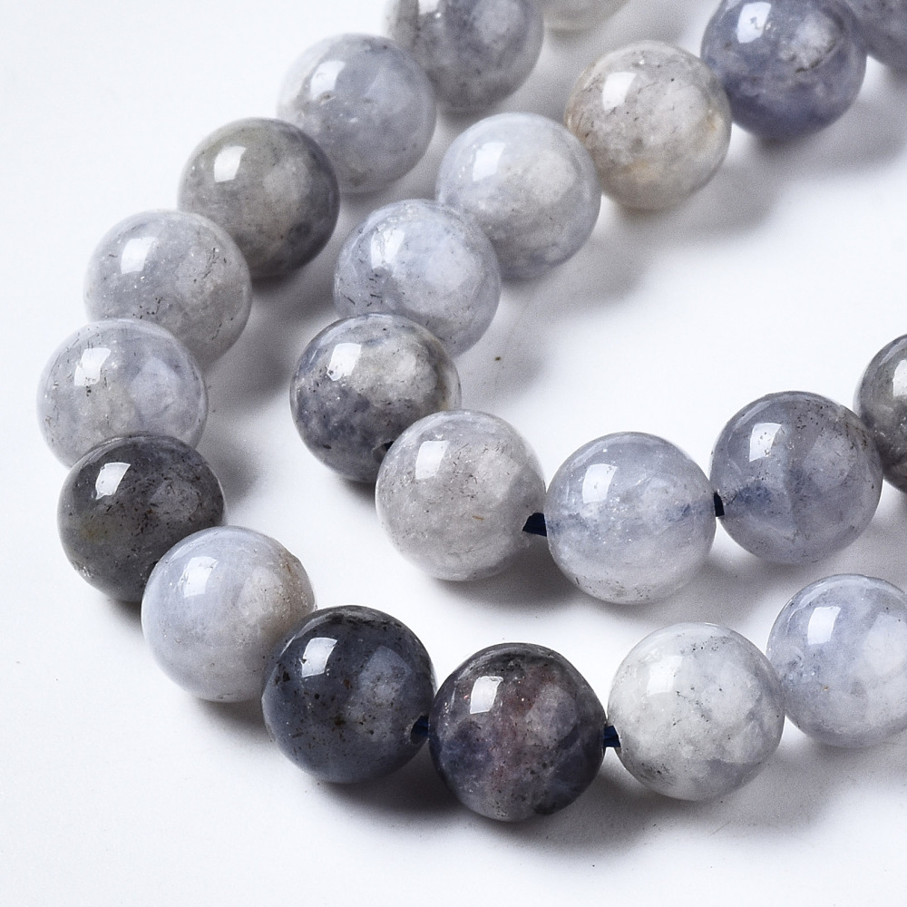 Iolit korálky 8mm, 48 ks