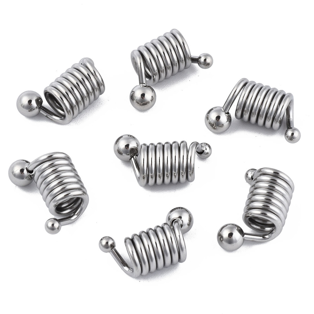 Kovová ozdobná korálka z chirurgickej ocele 18x11x8mm, 1 ks
