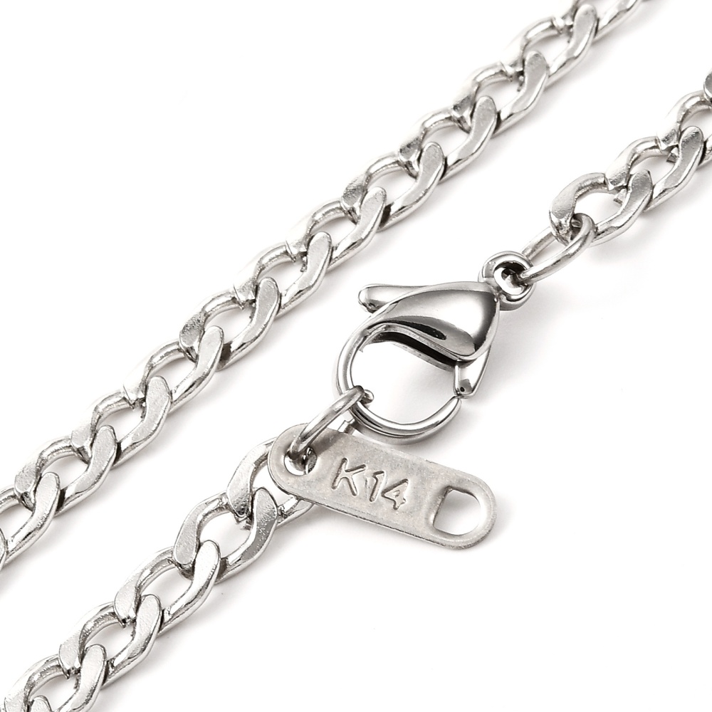 Retiazka náhrdelník 44cm a náramok 18,5cm z nerezovej ocele, 1 set