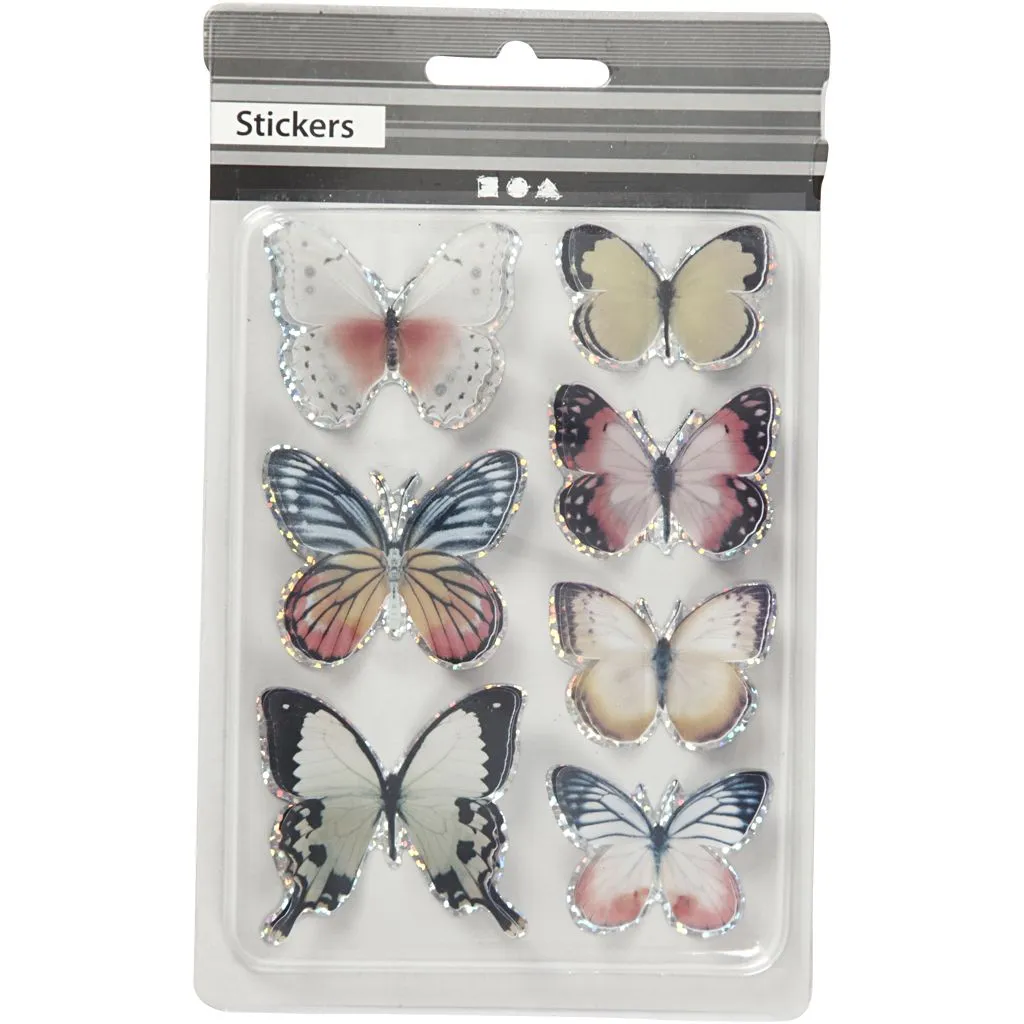 3D Nálepky Motýle