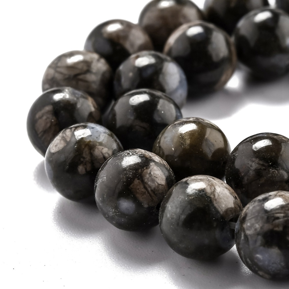 Africký Opál Korálky 10.5mm, 37 ks