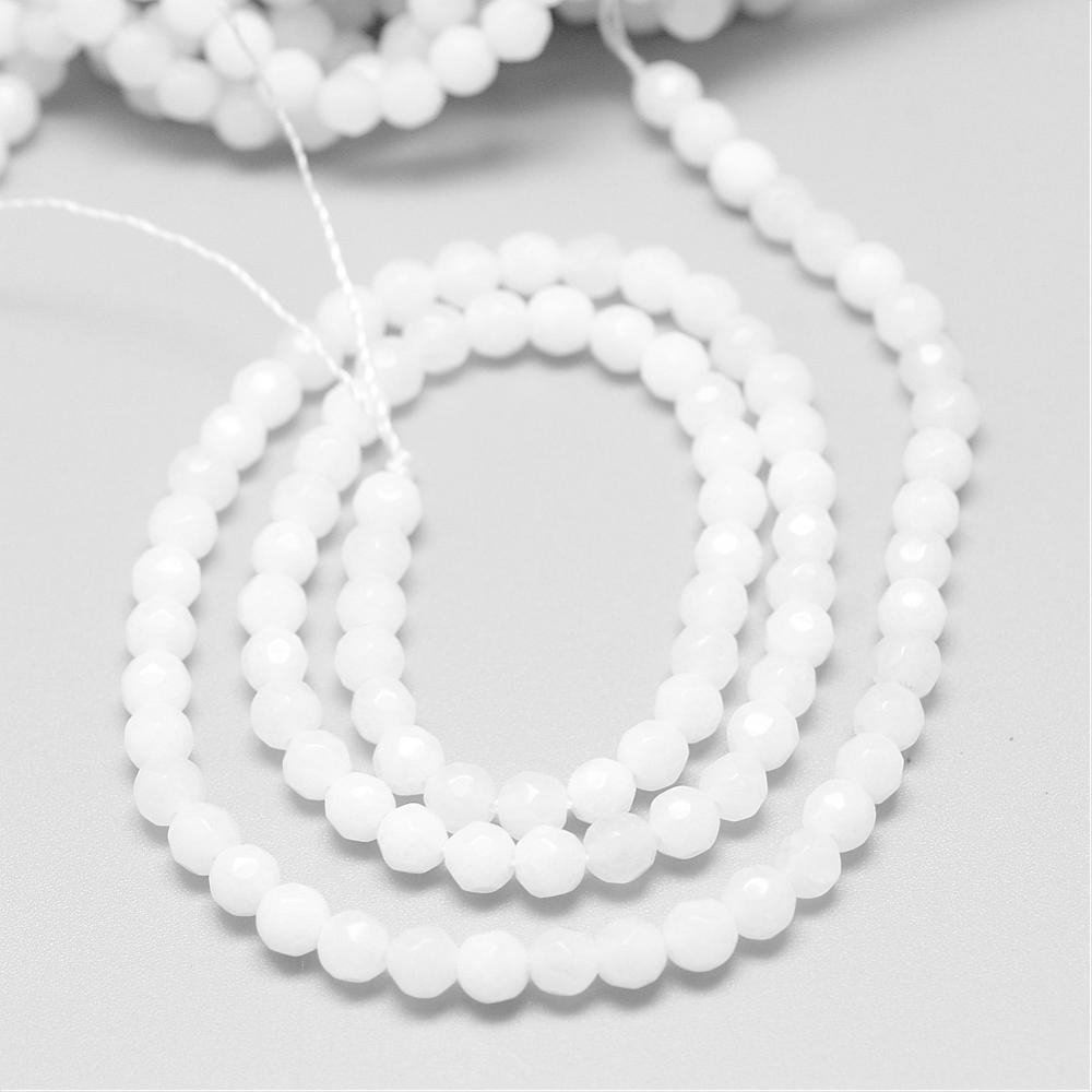 Jadeit korálky 4mm, 90 ks