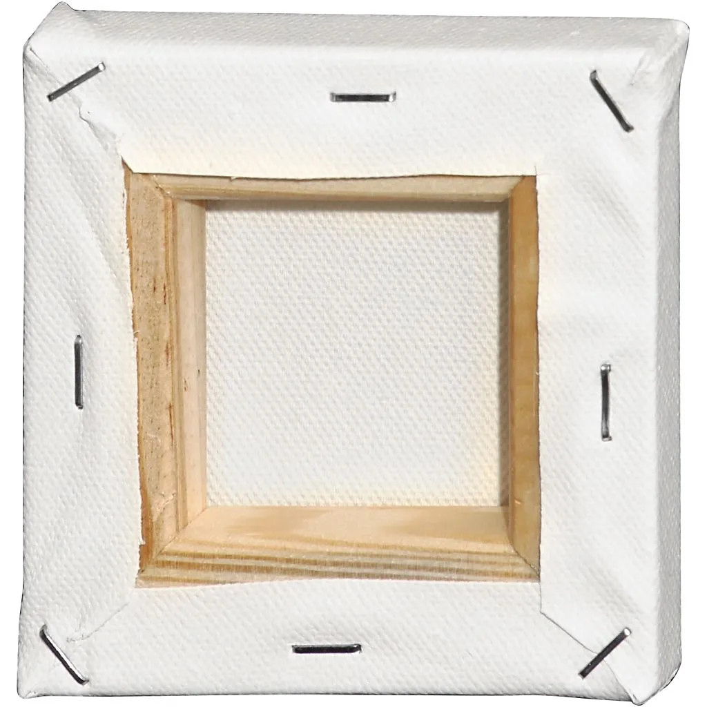 Maliarske plátno natiahnuté na drevenom ráme 10x10cm, 1 ks