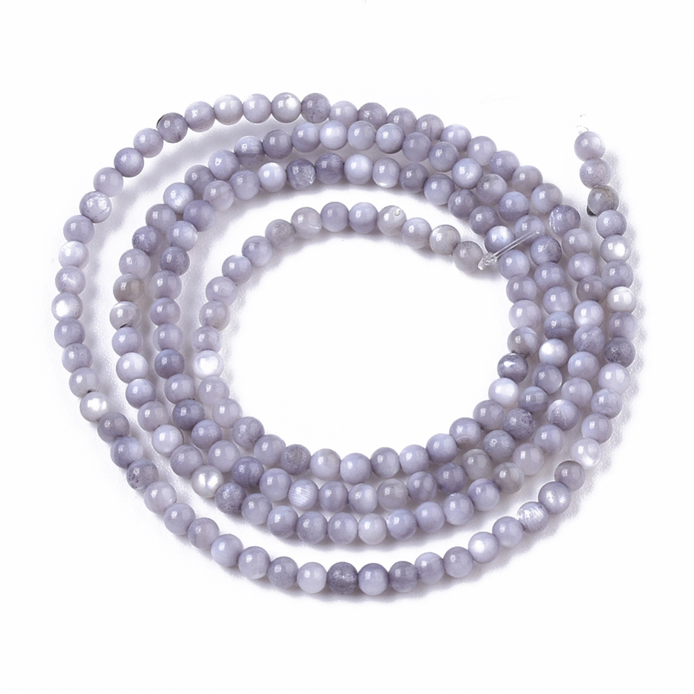 Korálky z Mušle 2.5mm, 180 ks