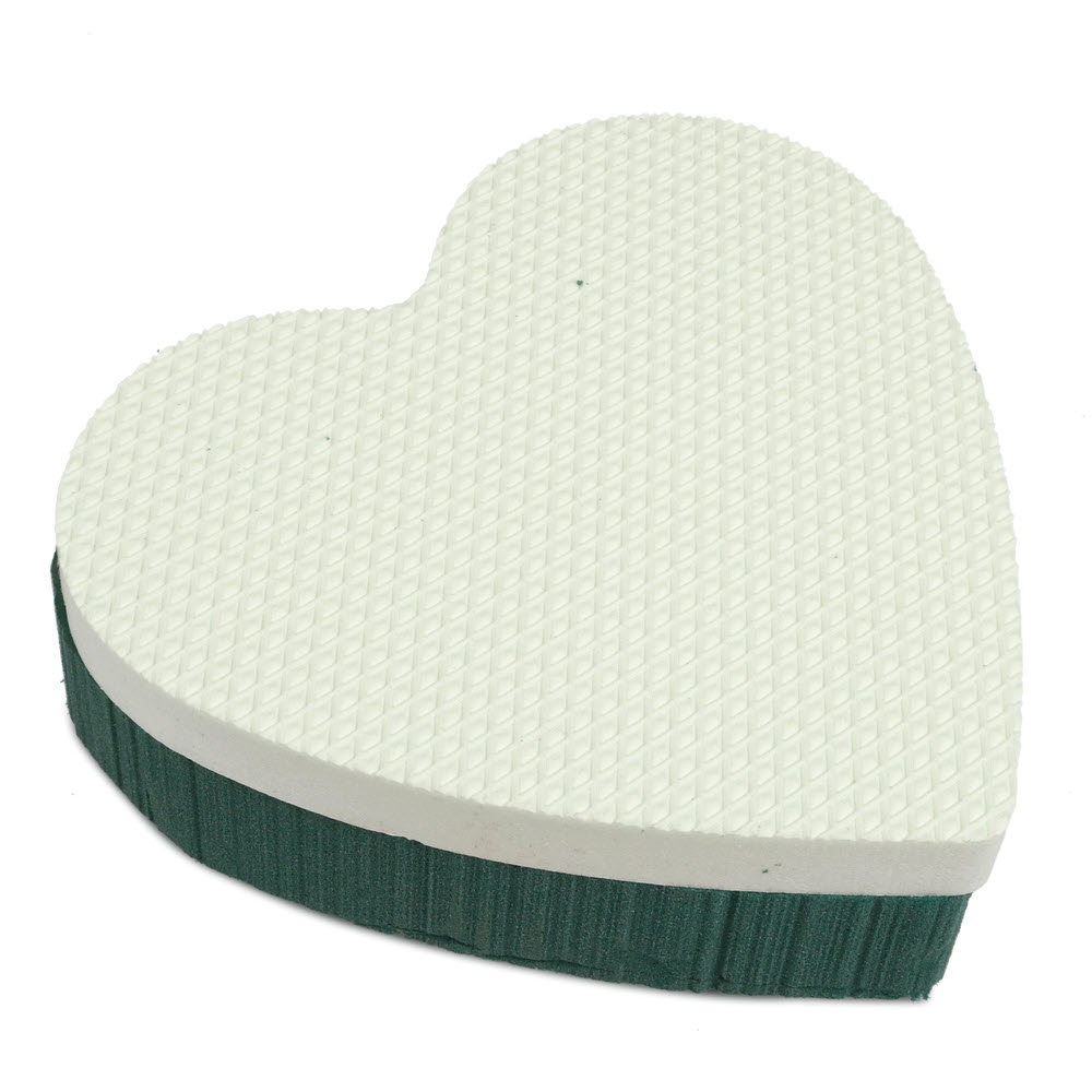 Florex na živé kvety Srdce s pevným dnom 20 cm, 2 ks