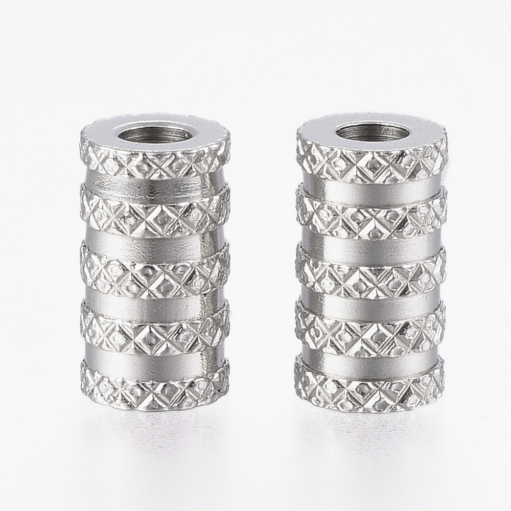 Korálky Trubička z nerezovej ocele 11x6mm, 5 ks
