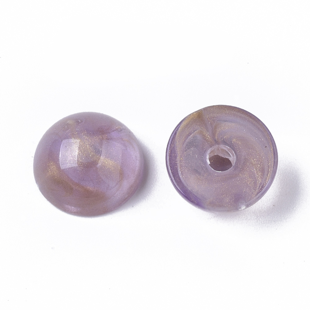 Kabošon Polkruhy 12x6mm, 20ks