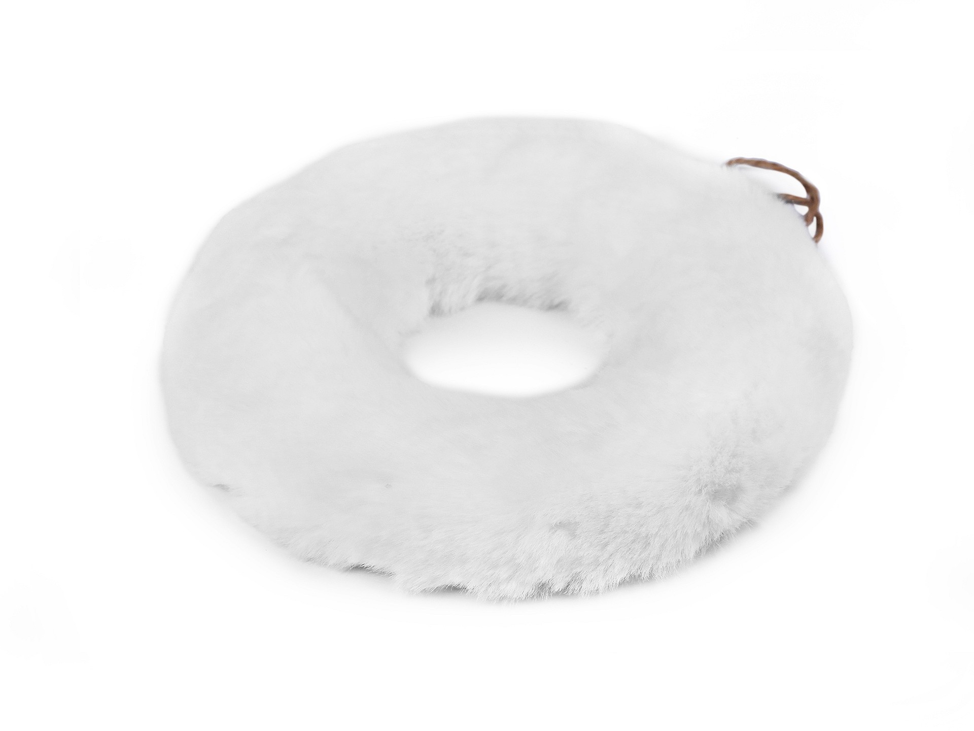 Veniec s umelou kožušinou Ø24 cm, 1 ks
