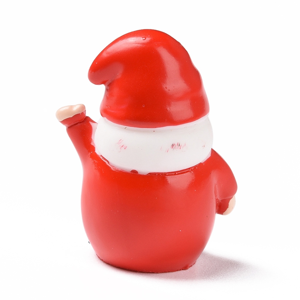 Plastové vianočné ozdoby Santa Claus 36.5x29x21.5mm, 1 ks