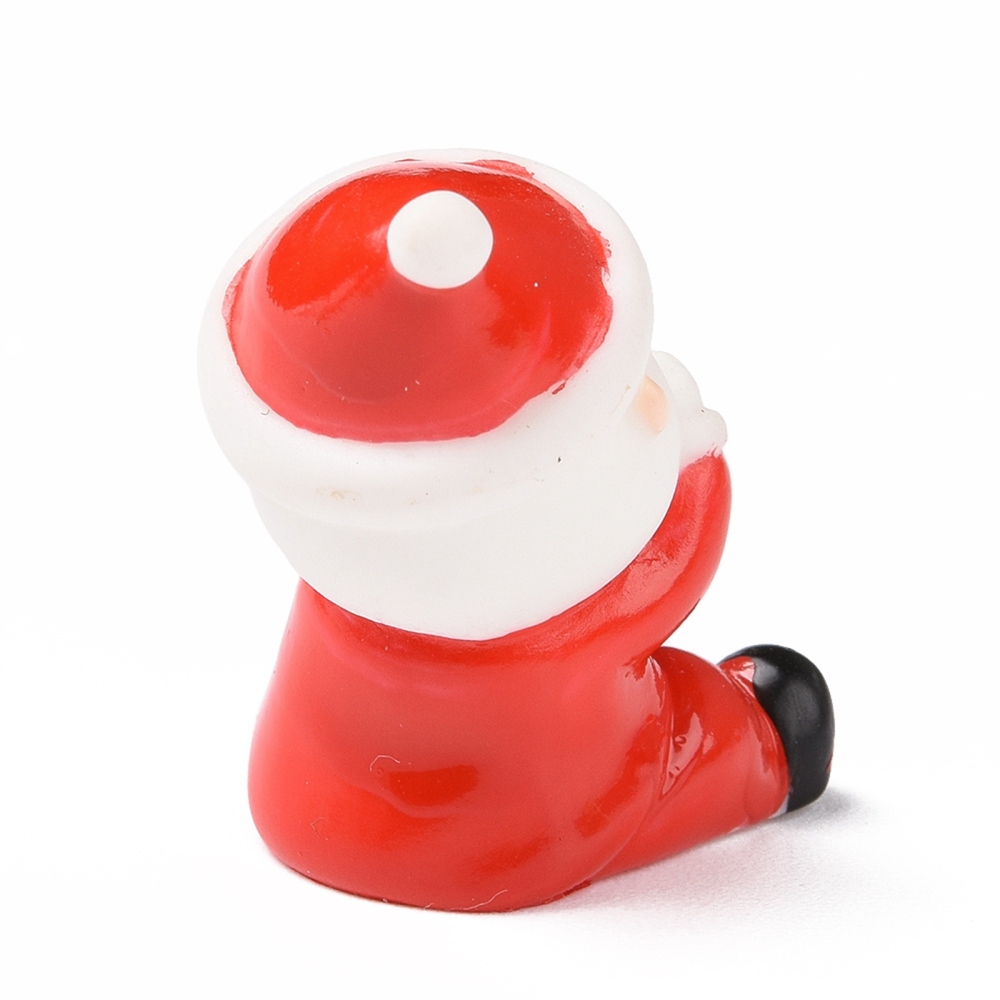 Plastové vianočné ozdoby Santa Claus 29x18x21mm, 1 ks