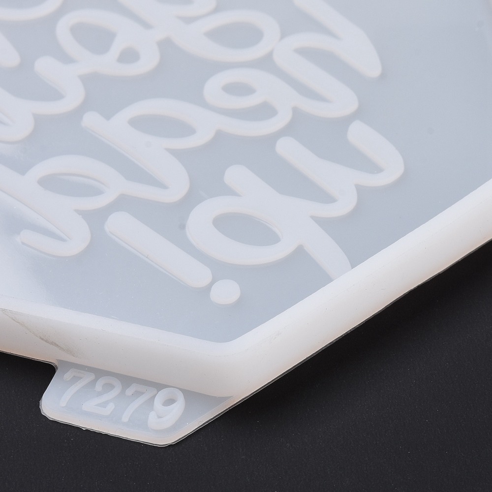 Silikónová forma Podložka s nápisom 110x126x9mm, 1 ks