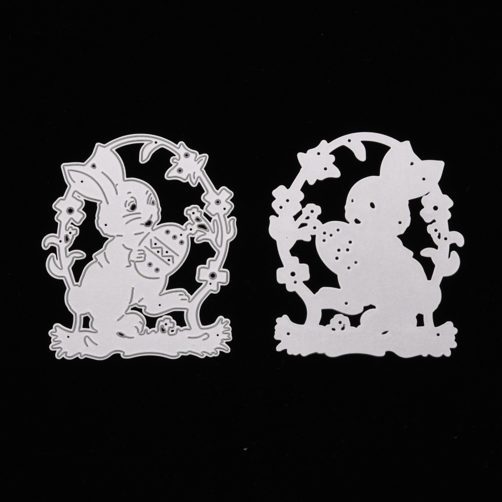 Vyrezávacia šablóna Veľká noc 10x8x0.08cm, 1 ks