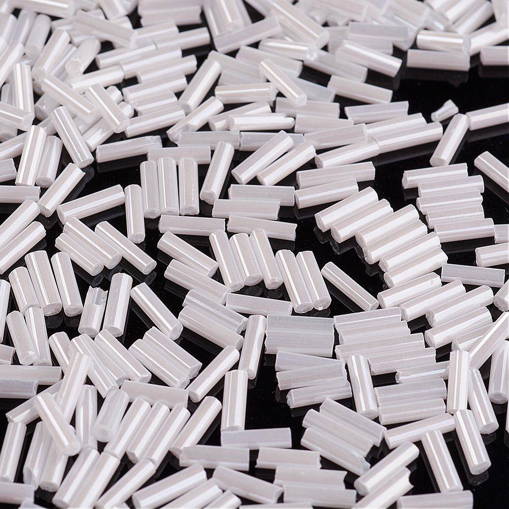 Rokajl trubičky perleťové 12 mm, 20g