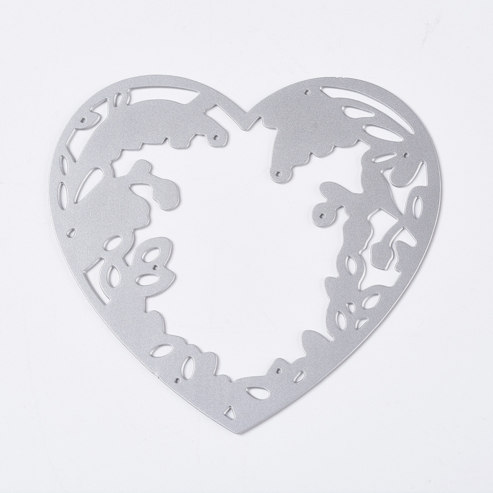 Vyrezávacia šablóna Rám Srdce 9.3x9.6cm, 1 ks