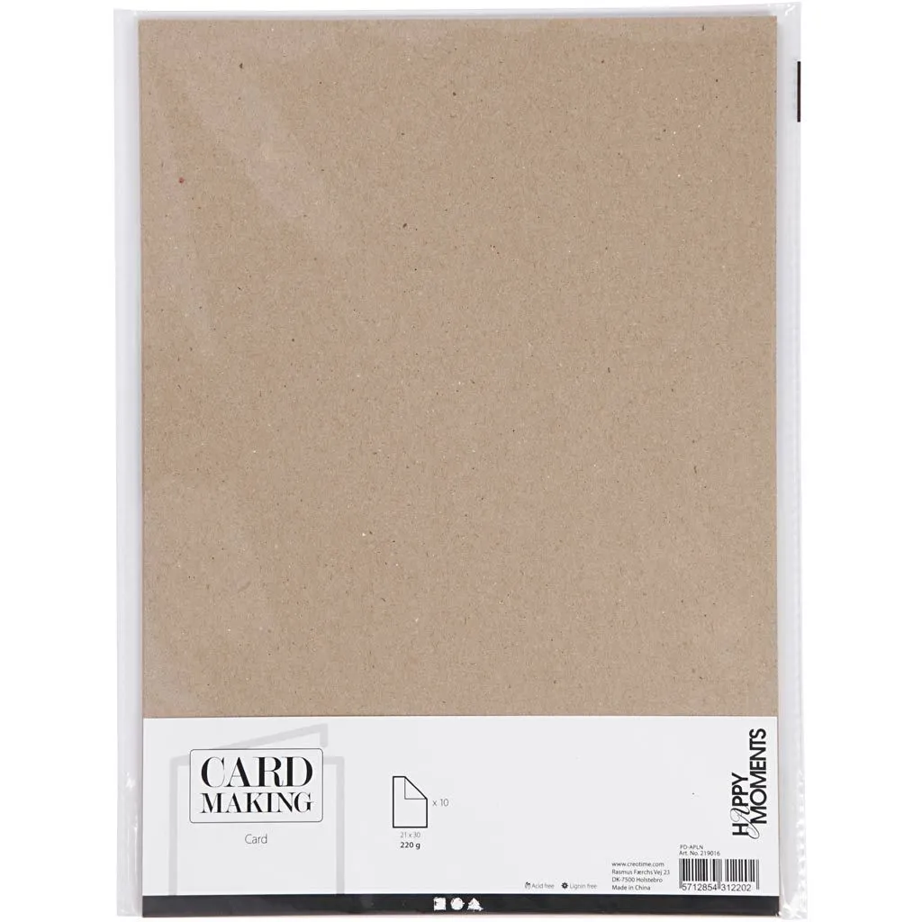 Prírodný papier A4 220 g, 10 ks/ bal.