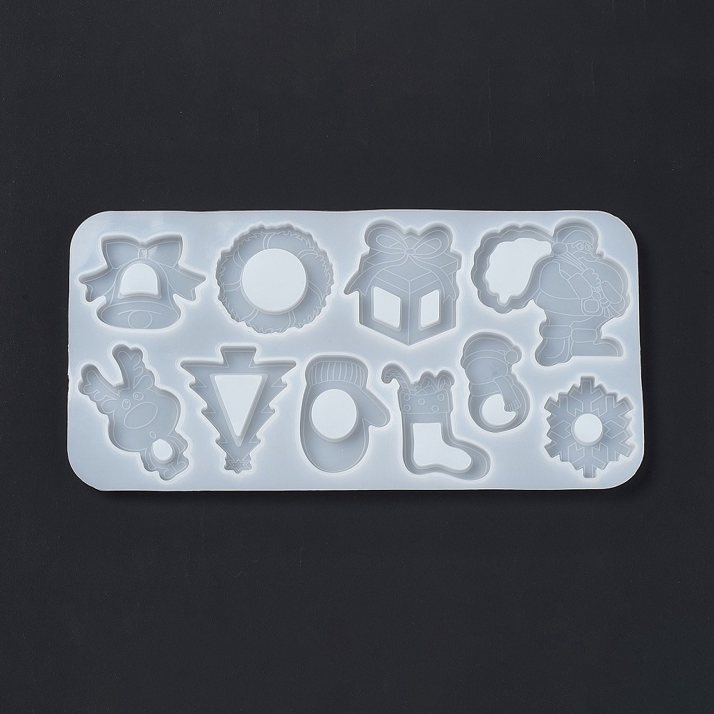 Silikónová forma Vianočné ozdoby 143x287x8mm, 1 ks