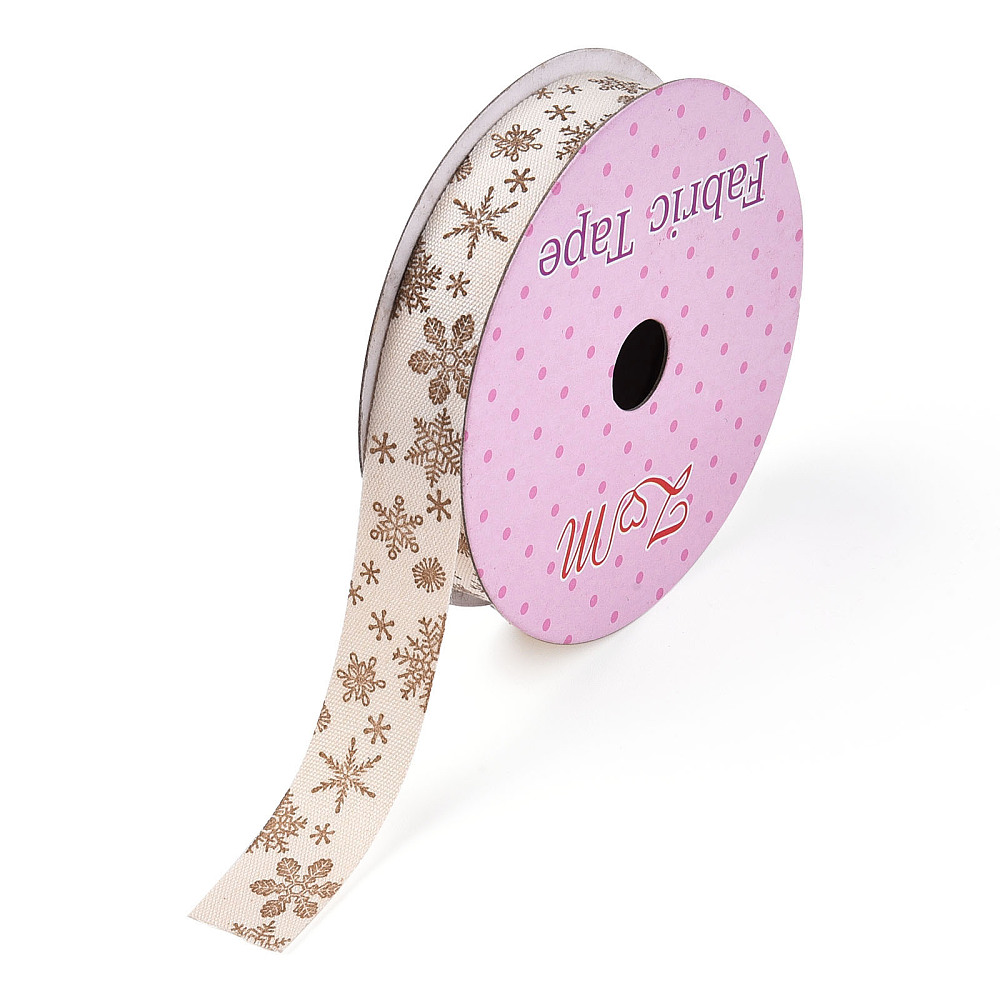 Bavlnená stuha Vianoce 16,5mm, 1,82m