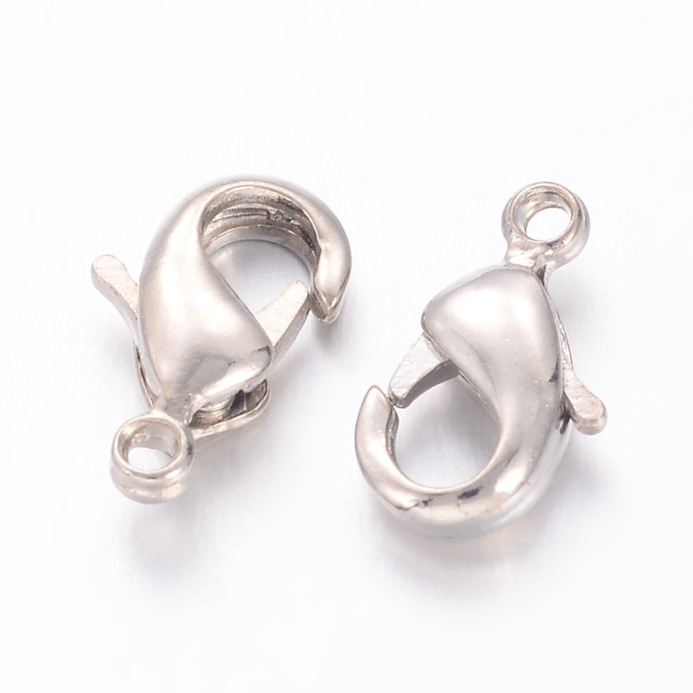 Zapínanie delfín bez kadmia, niklu a olova 10x5x3mm, 10 ks