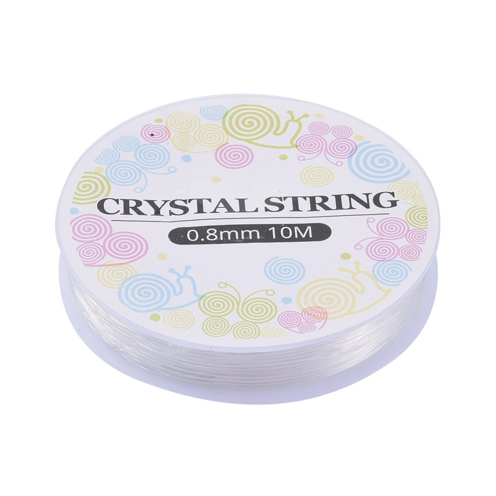Špeciálny elastický silón na navliekanie korálok - 0,8 mm, 10 m