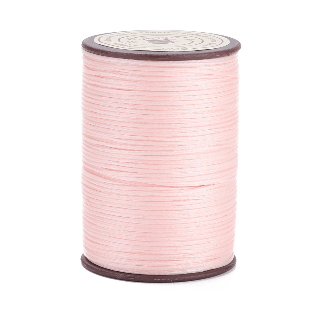 Plochá voskovaná šnúrka 0,8 x 0,3 mm, 100m / rolka