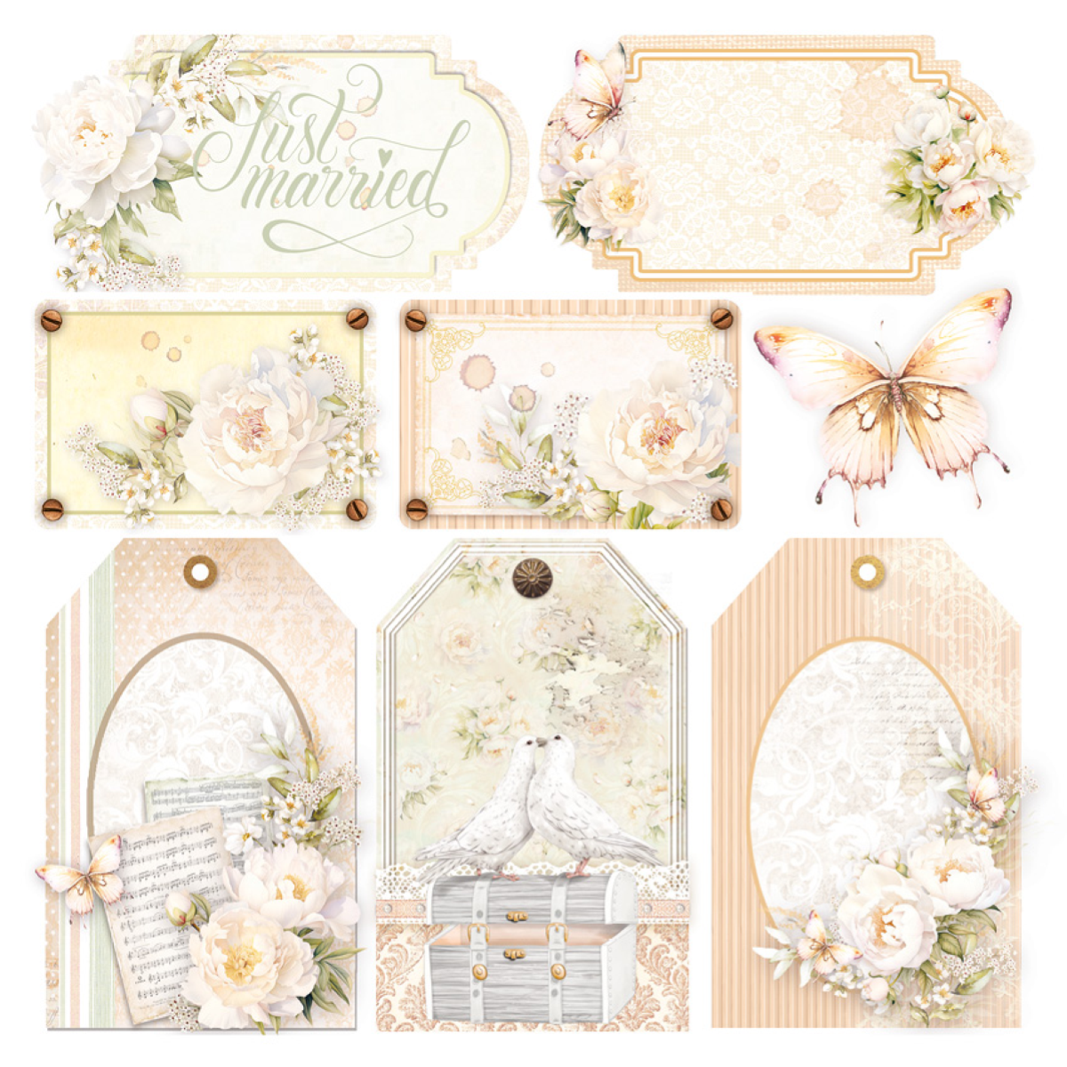Vellur papier ALWAYS & FOREVER 15 x 15cm, 6 ks