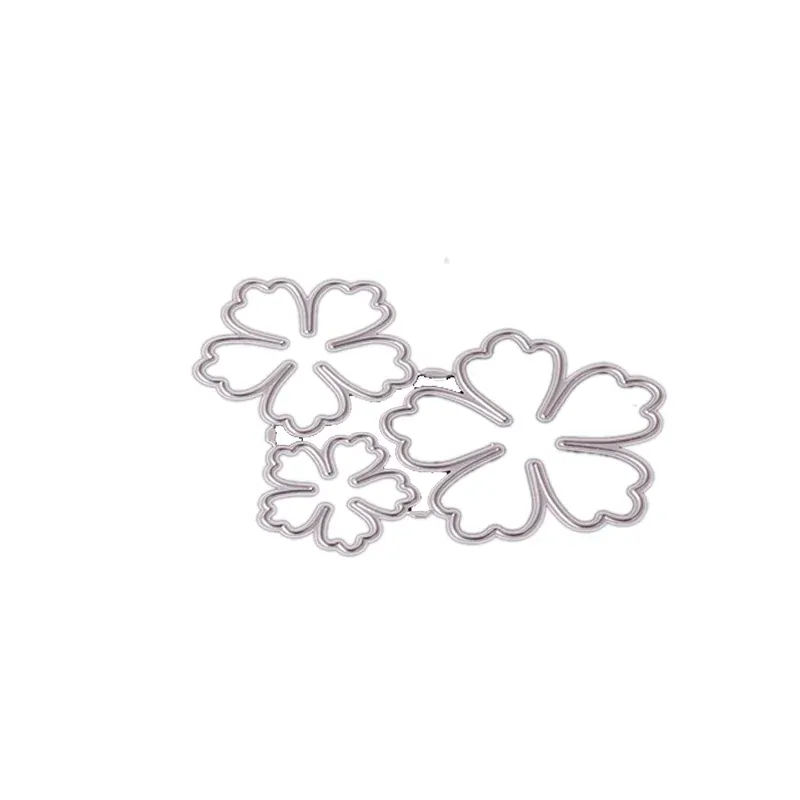 Vyrezávacia šablóna Kvet Sakura 108x88x0.8mm, 1 ks