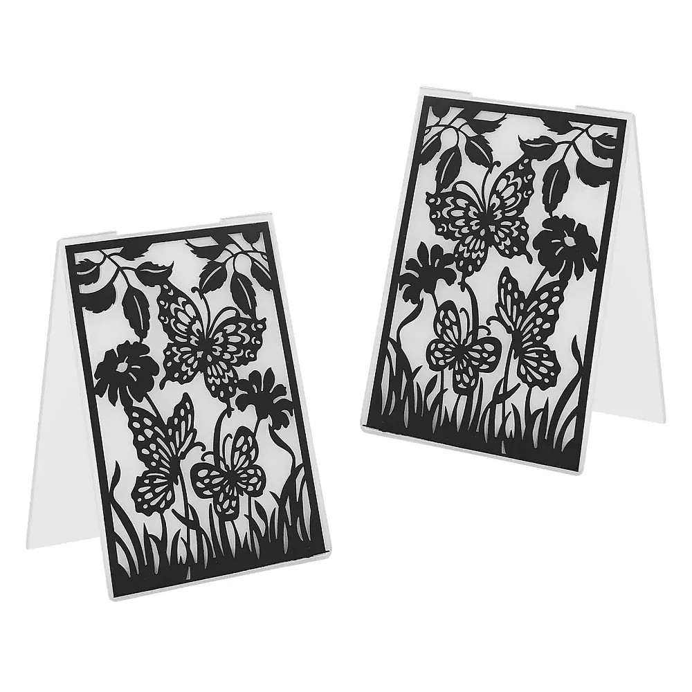 Šablóna na embosovanie Motýle 14,8x10,5 cm, 1 ks