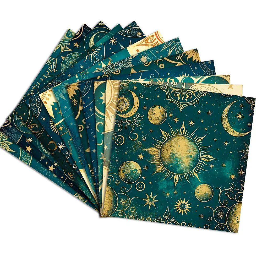 Scrapbook Papier Slnko, 153x153x0.1mm, 12ks/bal.