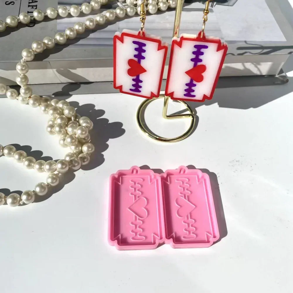 Silikónová forma Tep Srdca 52x65x5mm, 1 ks