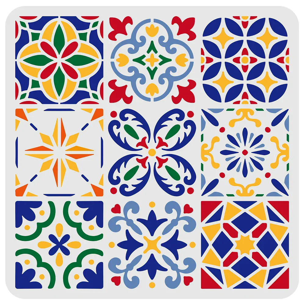 Šablóna Mandala 30x30cm, 1 ks