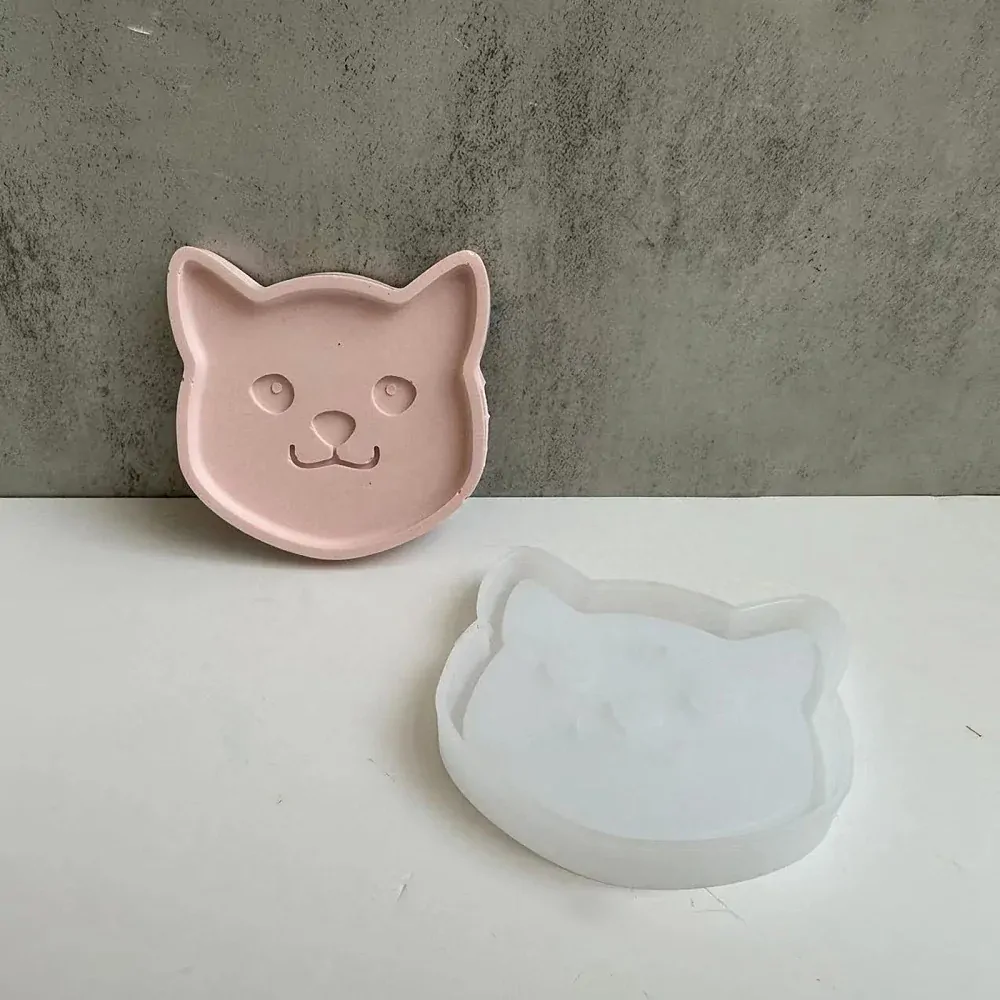 Silikónová forma Miska Mačka 83x82x13mm, 1 ks
