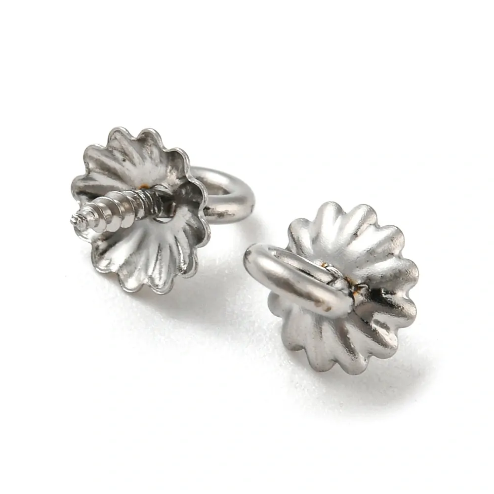 Skrutka s okom z nehrdzavejúcej ocele 8x6mm, 10 ks