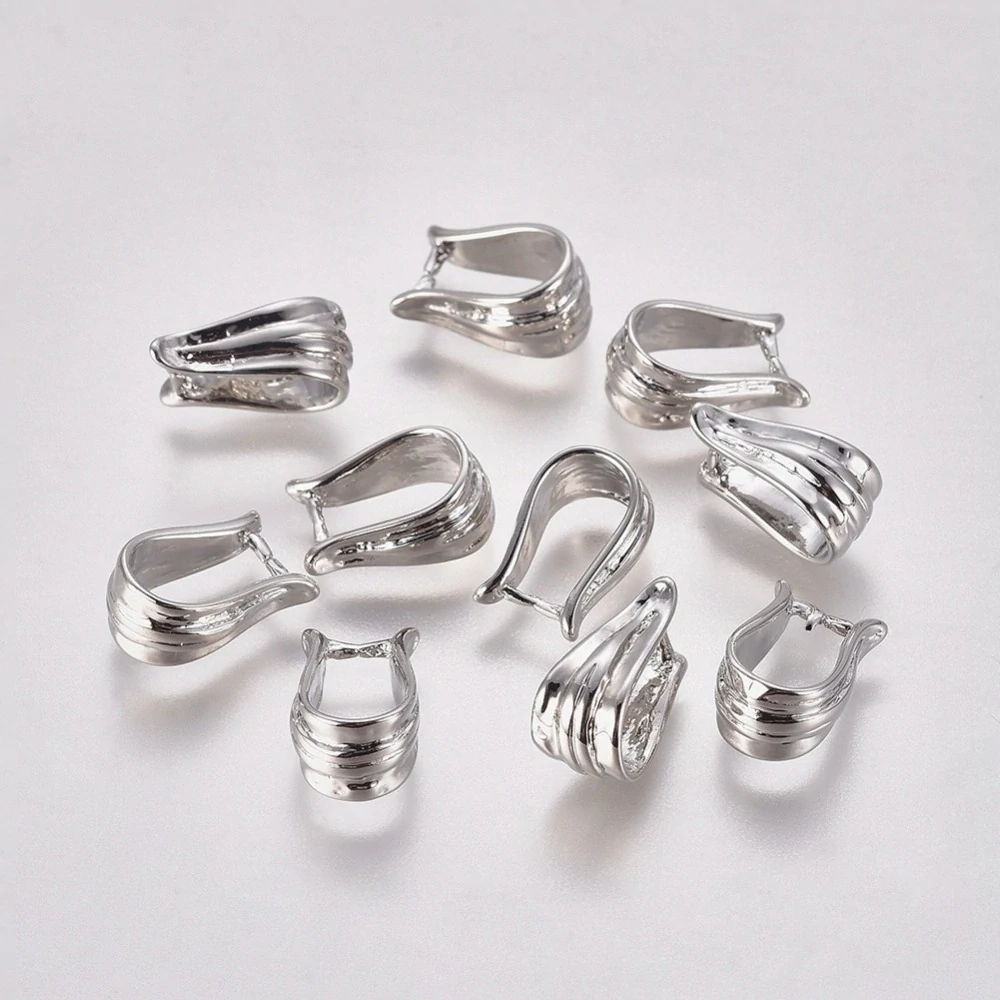 Šlupňa na uchytenie prívesku bez niklu 13x7mm, 2 ks