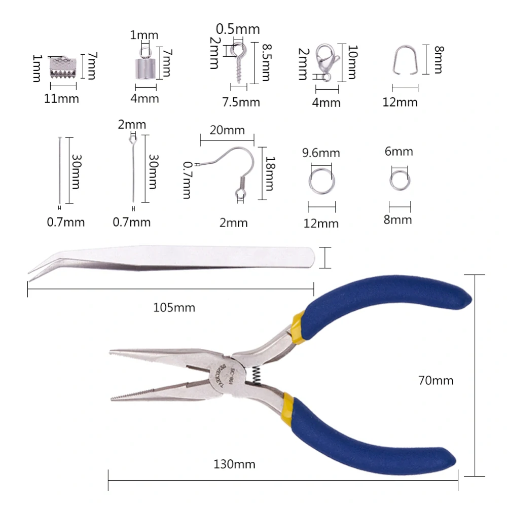 DIY Súprava na výrobu šperkov z nehrdzavejúcej ocele