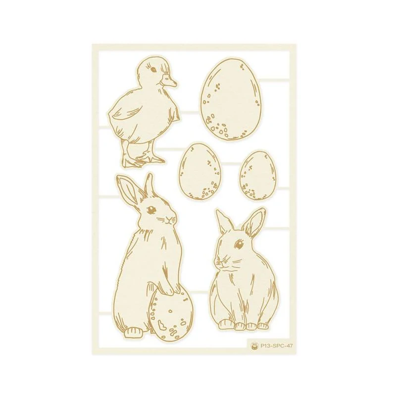 Súprava gravírovaných výrezov z lepenky - kolekcia Spring Is Calling (6 ks)