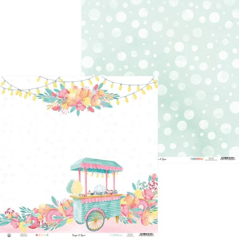 Blok papierov 30,5 x 30,5 cm - kolekcia Sugar and Spice (12 ks)
