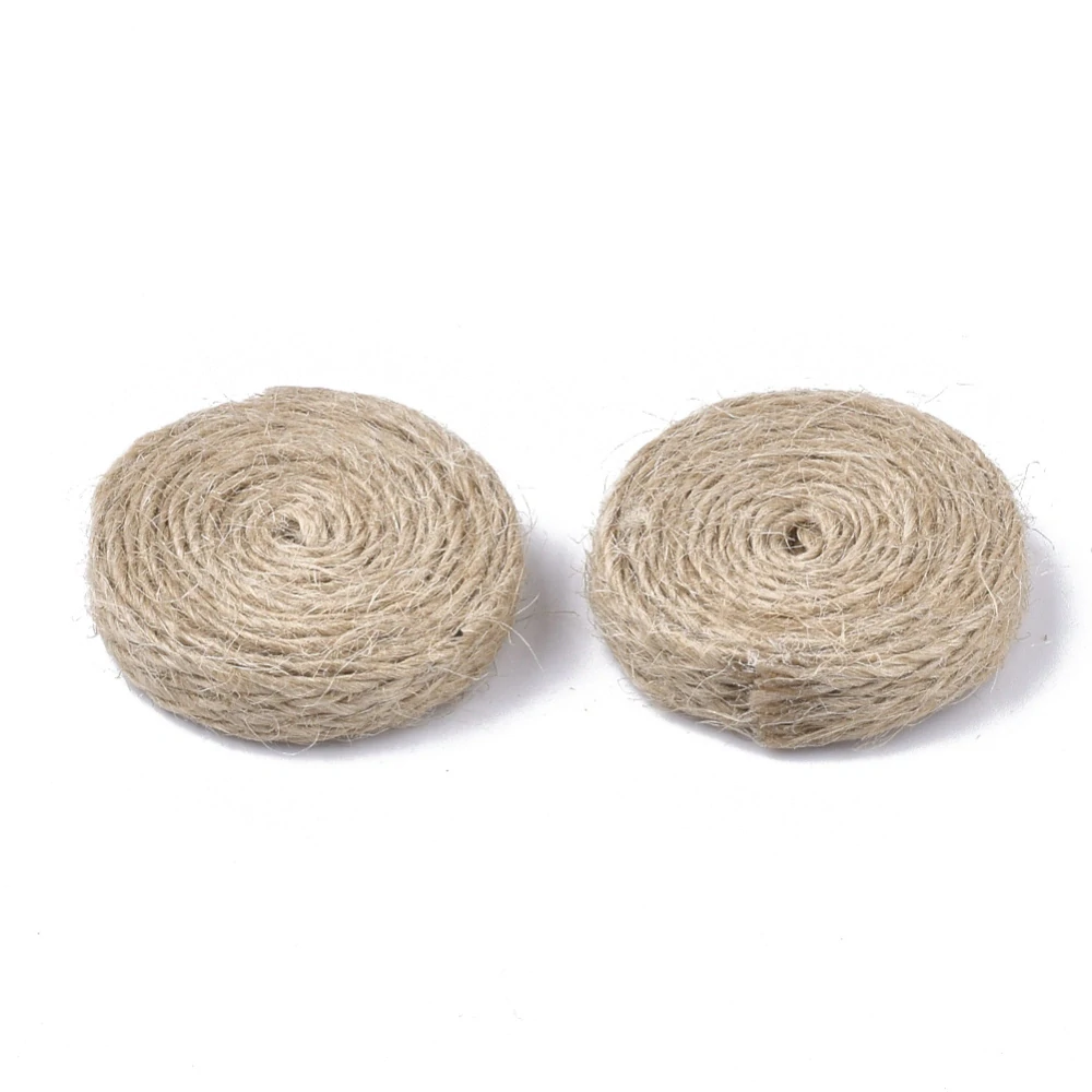 Jutová kolieska 35x7.5mm, 10 ks