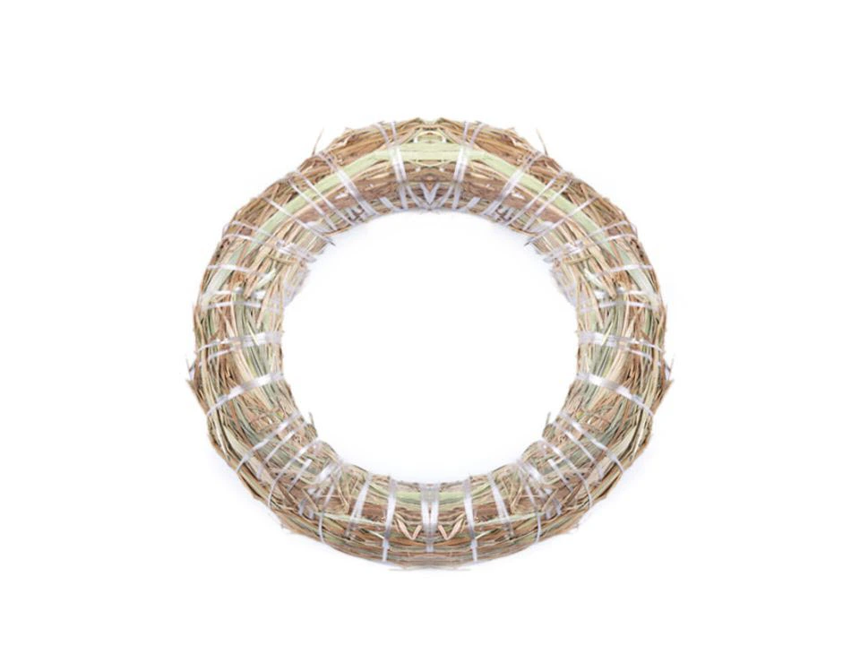 Obviazaný slamený veniec 20 cm, 1 ks