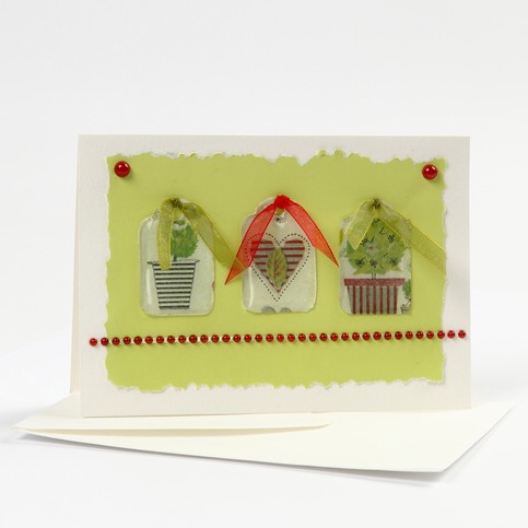 Pohľadnica a obálka 7,5 x 10,5 cm 10 ks