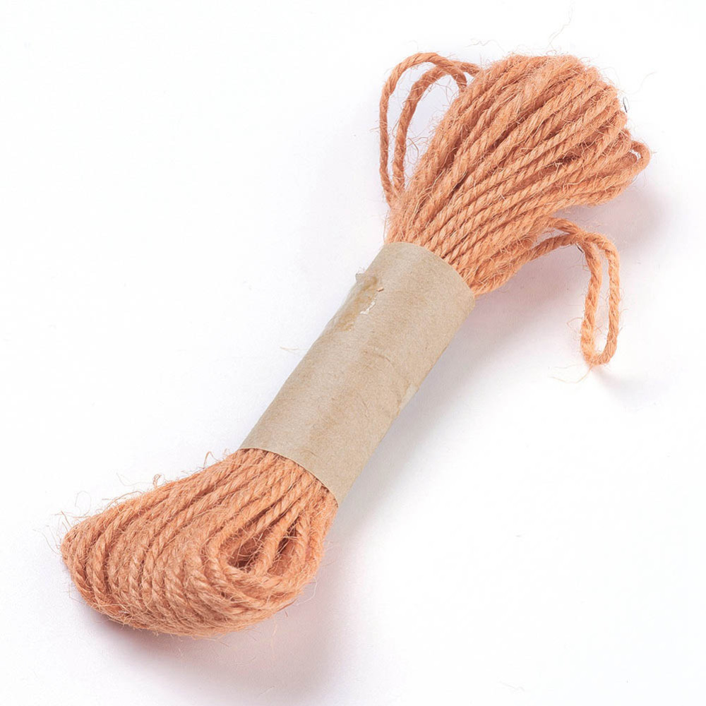Farebná jutová šnúra 2mm, 9 m