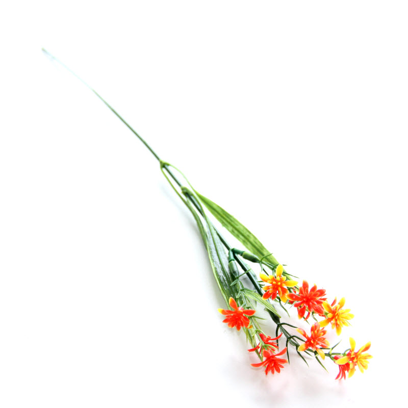 Dekoratívna vetvička s kvetmi 35 cm, 1 ks